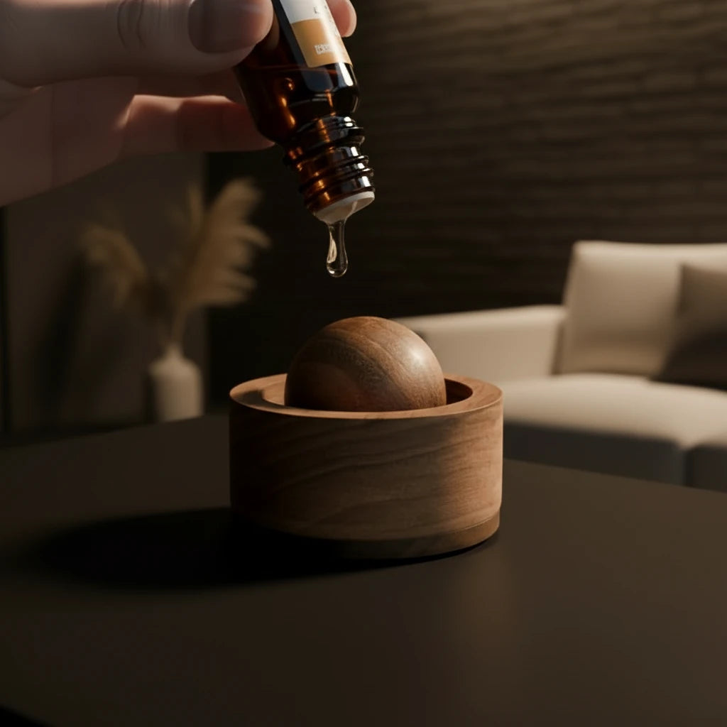 Wooden Mini Aroma Diffuser for Home & Bedroom