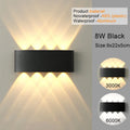 Modern LED Wall Sconce – Up & Down Light for Living Room, Bedroom & Bathroom